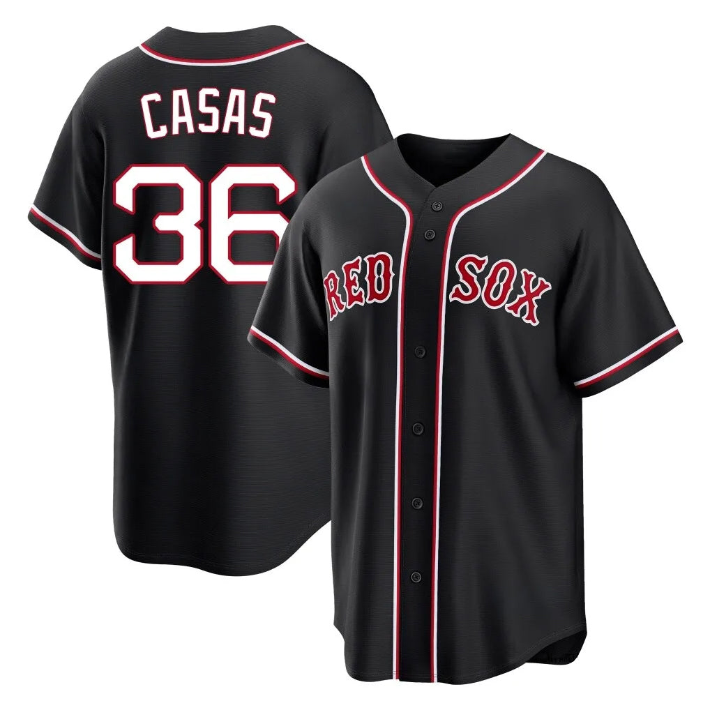 Boston Red Sox #36 Triston Casas Player Black AmberGomez Out Home Game Stitched Jerseys