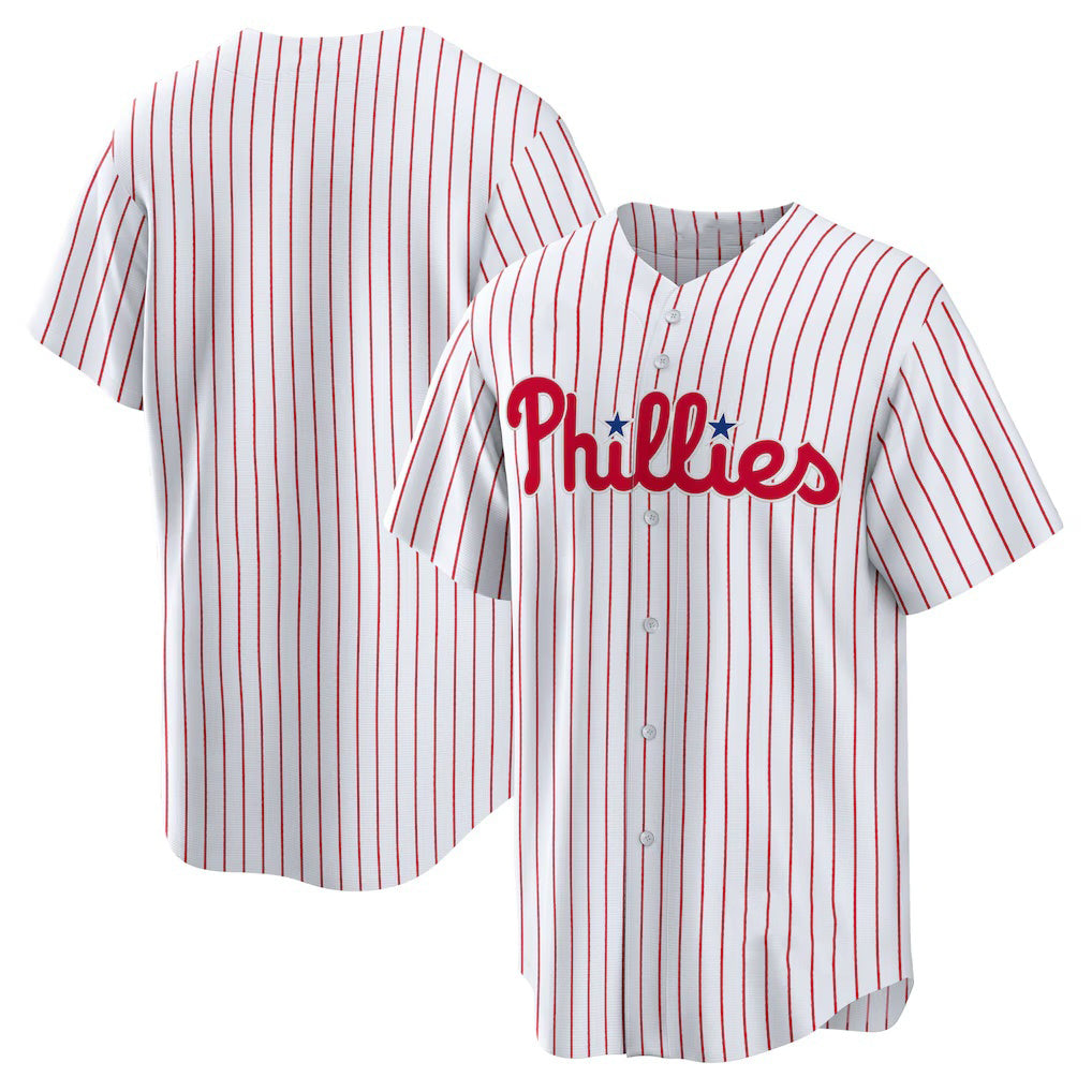 Philadelphia Phillies White AmberGomez Home Replica Team Jersey
