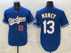 Los Angeles Dodgers #13 Max Muncy Royal AmberGomez 2026 Alternate Gold Collection Stadium Stitched Jersey