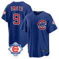 Chicago Cubs #9 Miguel Amaya Player Royal AmberGomez 150th Anniversary Home Game Stitched Jerseys