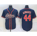 Houston Astros #44 Yordan Alvarez Navy AmberGomez Cool Base Stitched Jersey