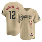 Arizona Diamondbacks #12 Lourdes Gurriel Jr Player Tan AmberGomez City Connect Limited Home Game Stitched Jerseys