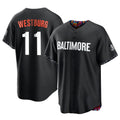 Baltimore Orioles #11 Jordan Westburg Player Black AmberGomez City Connect Home Game Stitched Jerseys