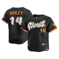 San Francisco Giants #14 Patrick Bailey Black AmberGomez 2025 City Connect Limited Stitched Jersey
