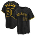 Chicago White Sox #20 Miguel Vargas Player Black AmberGomez Snake Skin City Home Game Stitched Jerseys