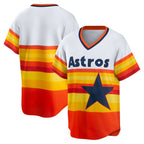 Houston Astros White AmberGomez Home Cooperstown Collection Team Jersey