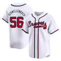 Atlanta Braves #56 Spencer Schwellenbach Player White AmberGomez Limited Home Game Stitched Jerseys