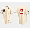 Texas Rangers #2 Marcus Semien Cream AmberGomez 2023 World Series City Connect Stitched Jersey