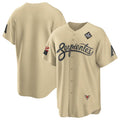 Arizona Diamondbacks Blank Gold AmberGomez 2023 World Series City Connect Cool Base Stitched Jersey