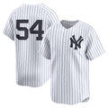 New York Yankees #54 Max Fried White AmberGomez Home Limited Player Jersey