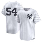New York Yankees #54 Max Fried White AmberGomez Home Limited Player Jersey