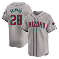 Arizona Diamondbacks #28 Nolan Arenado Player Gray AmberGomez Road Limited Home Game Stitched Jerseys