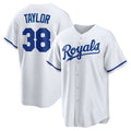 Kansas City Royals #38 Josh Taylor White AmberGomez Home Replica Player Jersey