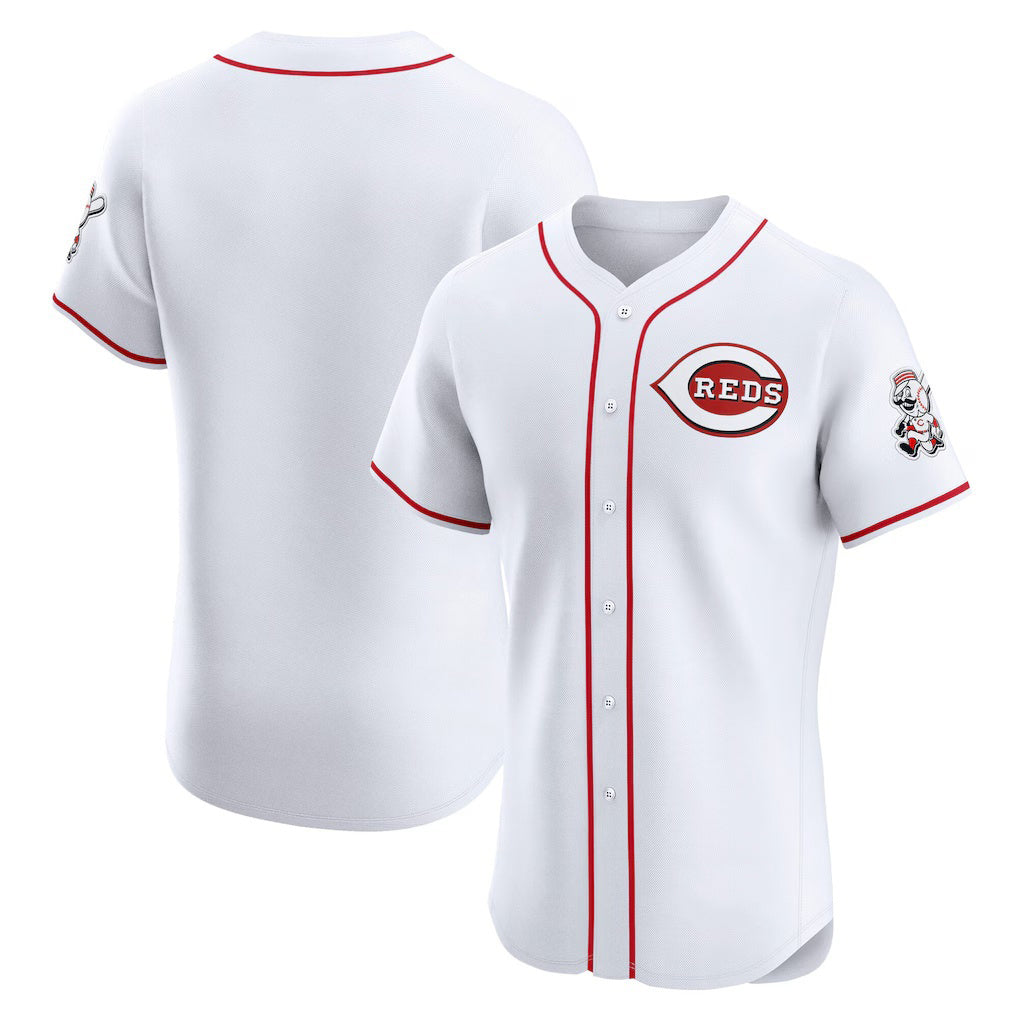 Cincinnati Reds White AmberGomez Home Elite Jersey