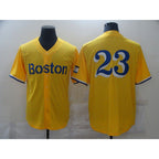 Boston Red Sox #23 No name Yellow AmberGomez Game 2021 Jerseys