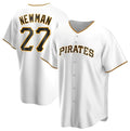 Pittsburgh Pirates #27 Kevin Newman White AmberGomez Cool Base Stitched Jersey