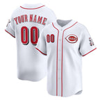 Custom Cincinnati Reds White AmberGomez Home Limited Jersey