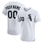 Custom Chicago White Sox White AmberGomez Home Elite Jersey