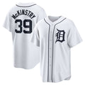 Detroit Tigers #39 Zach McKinstry White AmberGomez Home Replica Jersey