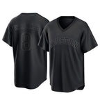 Houston Astros #8 Christian Walker Player Black AmberGomez Fashion T-shirt Home Game Stitched Jerseys
