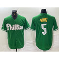 Philadelphia Phillies #5 Bryson Stott Green AmberGomez 2024 City Connect Stitched Jersey