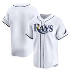 Tampa Bay Rays Blank White AmberGomez Home Limited Stitched Jersey