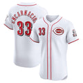 Cincinnati Reds #33 Christian Encarnacion-Strand White AmberGomez Home Elite Jersey