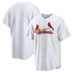 St. Louis Cardinals White AmberGomez Home Replica Team Jersey