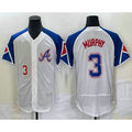 Atlanta Braves #3 Dale Murphy Number White AmberGomez 2023 City Connect Flex Base Stitched Jersey 2