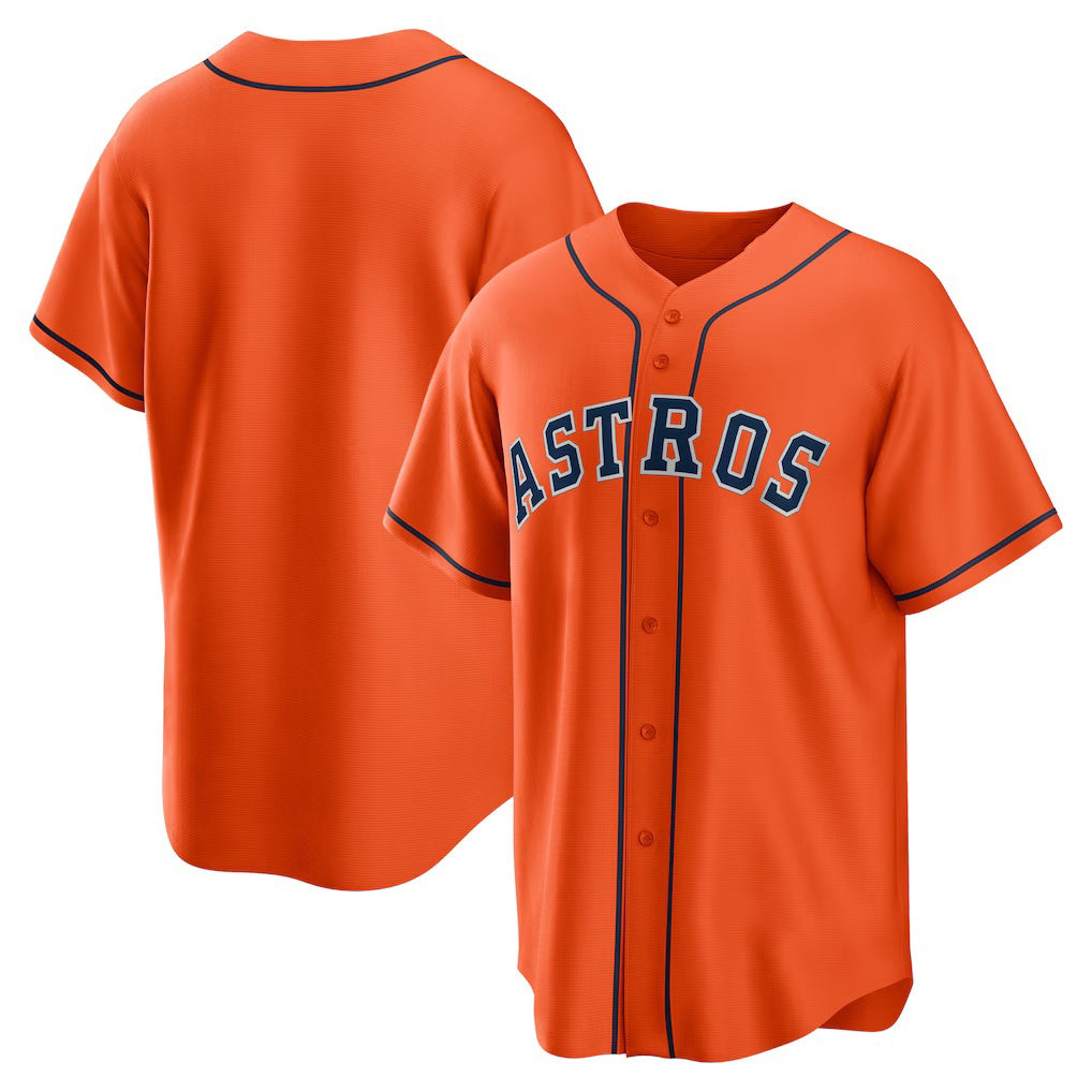 Houston Astros Orange AmberGomez Alternate Replica Team Jersey