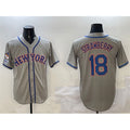 New York Mets #18 Darryl Strawberry Grey AmberGomez 2025 Spring Training Cool Base Stitched Jersey