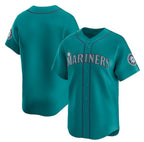 Seattle Mariners Blank Aqua AmberGomez Alternate Limited Stitched jersey