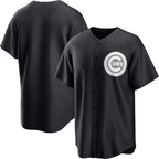 Chicago Cubs Blank Black AmberGomez Lights Out Limited Stitched Jersey