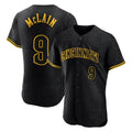 Cincinnati Reds #9 Matt McLain Player Black AmberGomez Snake Skin City Limited Elite Home Stitched Jerseys