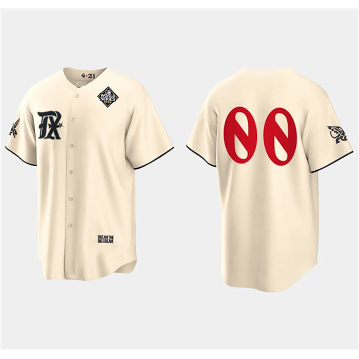 Custom Texas Rangers Active Player Cream AmberGomez 2023 World Series City Connect Stitched Jersey