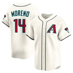 Arizona Diamondbacks #14 Gabriel Moreno Cream AmberGomez Home Limited Player Jersey