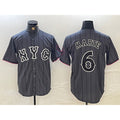 New York Mets #6 Starling Marte Gray AmberGomez 2024 City Connect Cool Base Stitched Jersey 2
