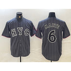 New York Mets #6 Starling Marte Gray AmberGomez 2024 City Connect Cool Base Stitched Jersey 2
