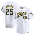 Oakland Athletics #25 Brent Rooker White AmberGomez Home Limited Player Jersey