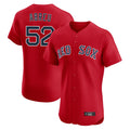 Boston Red Sox #52 Wilyer Abreu Player Red AmberGomez Limited Elite Home Game Stitched Jerseys1