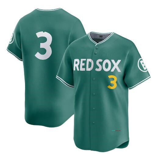 Boston Red Sox #3 Ceddanne Rafaela Green AmberGomez 2025 City Connect Limited Stitched Jersey