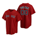 Custom Boston Red Sox Red AmberGomez Stitched Cool Base Jersey