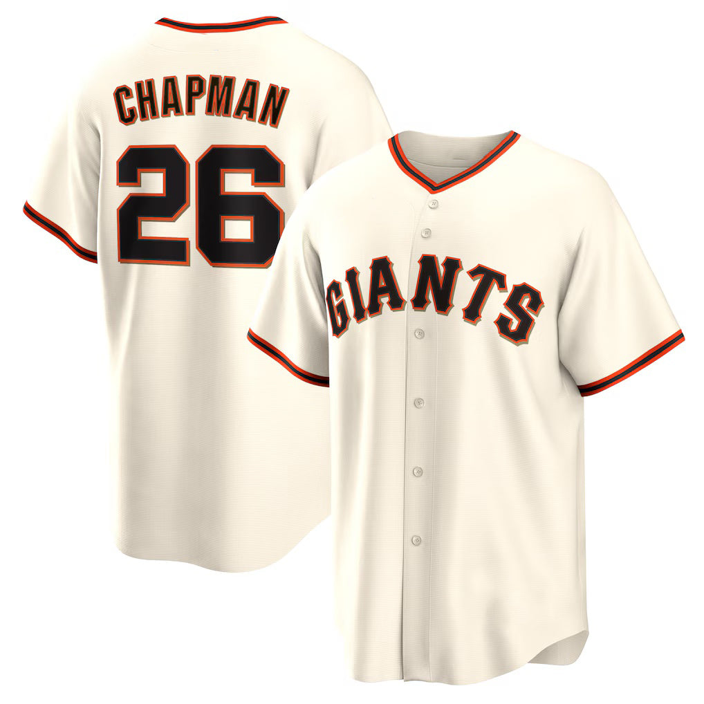 San Francisco Giants #26 Matt Chapman Cream AmberGomez Home Replica Jersey