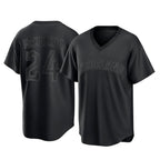 Cleveland Guardians #24 Triston McKenzie Player Black AmberGomez T-shirt Home Game Stitched Jerseys