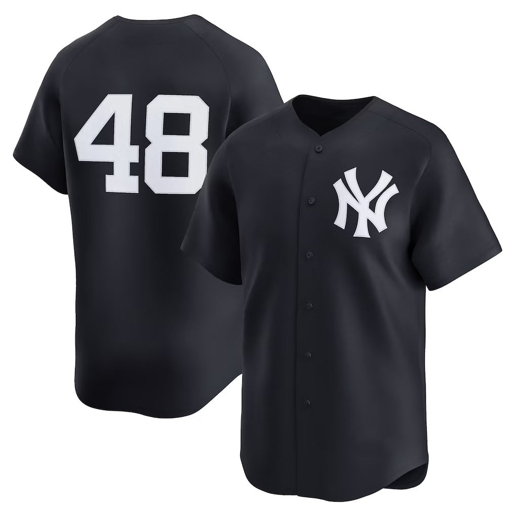 New York Yankees #48 Paul Goldschmidt Navy AmberGomez Alternate 2 Limited Jersey