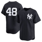 New York Yankees #48 Paul Goldschmidt Navy AmberGomez Alternate 2 Limited Jersey