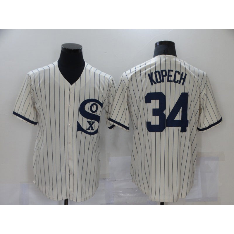 Chicago White Sox #34 Michael Kopech 2021 Cream AmberGomez Field of Dreams Name Cool Base Stitched Jersey