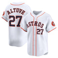 Houston Astros #27 Jose Altuve White AmberGomez Home Limited Player Jersey