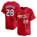 St. Louis Cardinals #28 Nolan Arenado Red AmberGomez 2024 City Connect Limited Player Jersey
