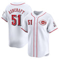 Cincinnati Reds #51 Graham Ashcraft White AmberGomez Home Limited Stitched Jersey